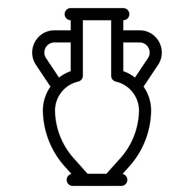 Süs olarak kullanılan Retro tasarım vazosu