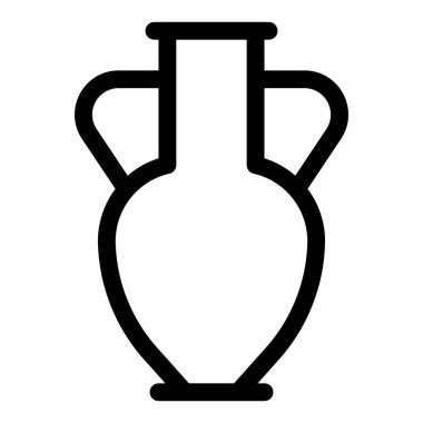 Süs olarak kullanılan Retro tasarım vazosu