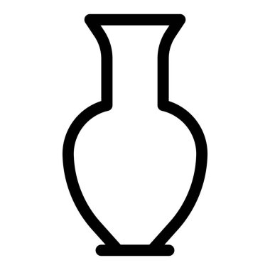 Dekorasyon için minimal tasarımı olan porselen vazo