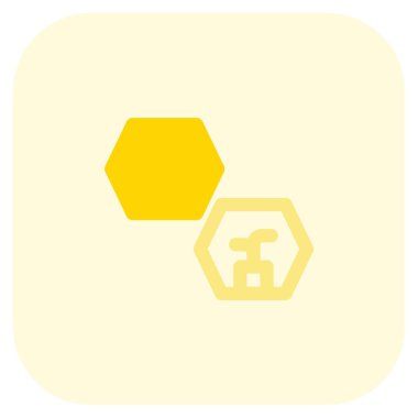 Duvara monte edilmiş küçük bir saksı.