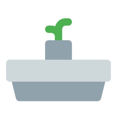 Ekiciyi korumak için duvara monte edilmiş raf