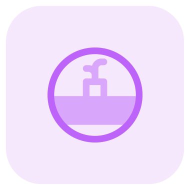 Dekor için duvara ekici monte edildi