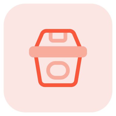 Tıbbi atıkları yok etmek için çöp kutusu