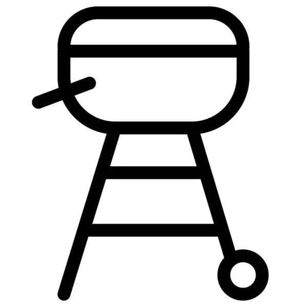 Barbecue Portable Facile Transporter — Image vectorielle