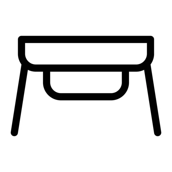 Barbecue Cadre Métallique Pour Griller Viande — Image vectorielle
