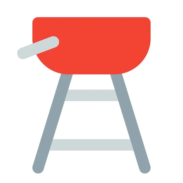 Outdoor Cooking Device Portable Grill — Stock Vector