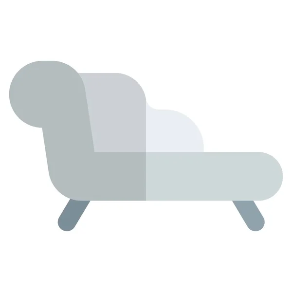 Canapé Rembourré Forme Chaise — Image vectorielle
