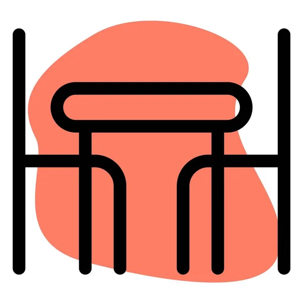 Utilisation Table Manger Pour Les Repas — Image vectorielle