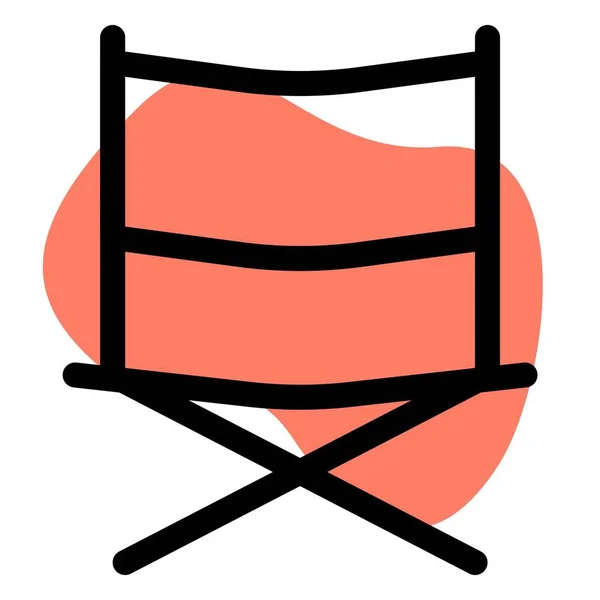 Cadeira Fácil Confortável Com Encosto — Vetor de Stock