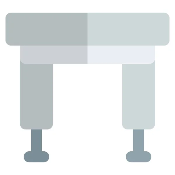 Klappbarer Tisch Für Kleine Räume — Stockvektor