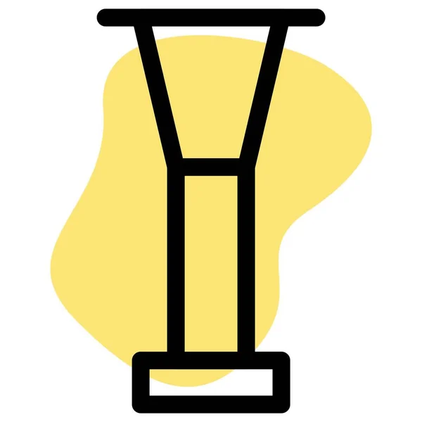 Support Lampe Installé Dehors Jardin — Image vectorielle