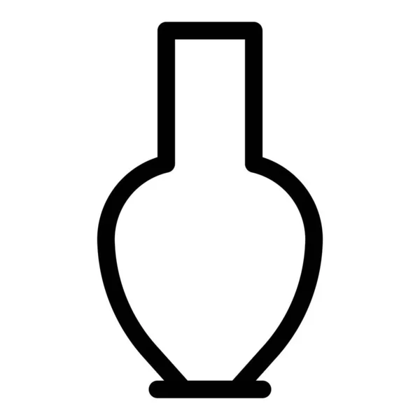 Vintage Vzhled Váza Používaná Pro Ozdobu — Stockový vektor
