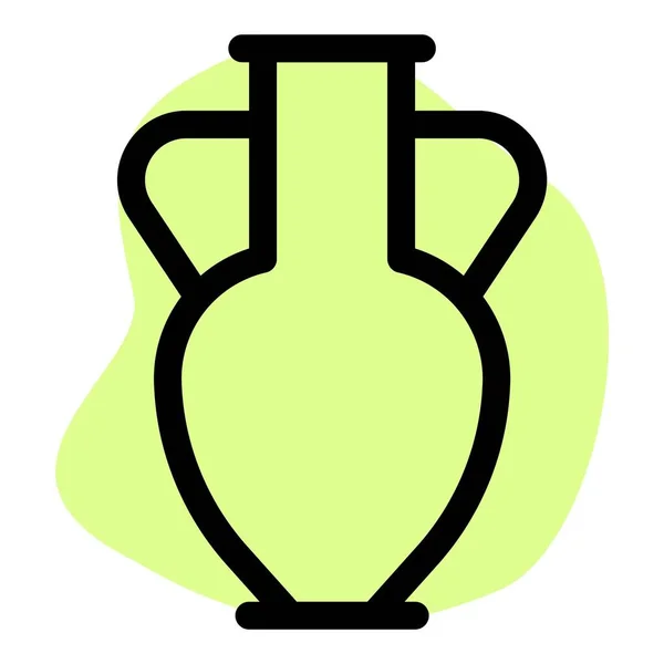 Retro Designová Váza Používaná Jako Ozdoba — Stockový vektor