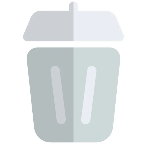 Açık Alanda Kullanılacak Çöp Kovası — Stok Vektör
