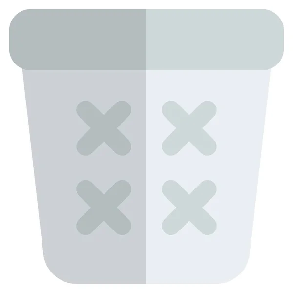 Bireysel Kullanım Için Küçük Çöp Kutusu — Stok Vektör