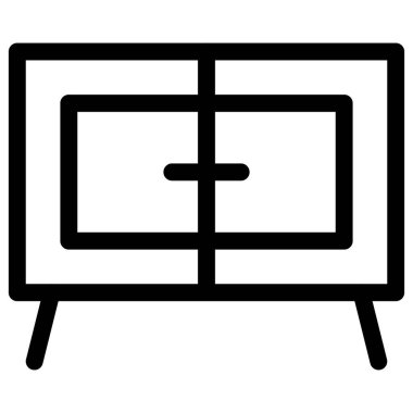 Çalışma alanı depolama için kullanılan metal dolap