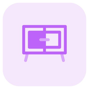 Çalışma alanı depolama için kullanılan metal dolap