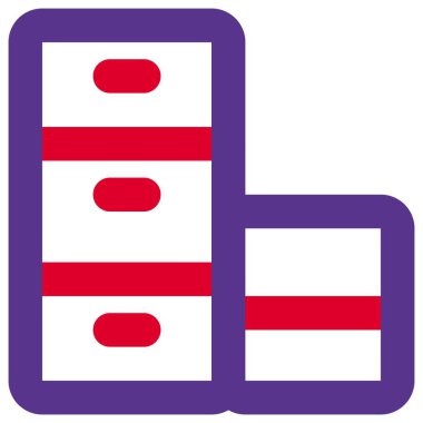 Kapalı raflardan yapılmış küçük dolap.