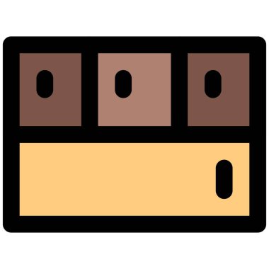 Mutfak deposu için kullanılan kapalı raflar