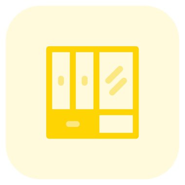 Geniş aynalı geleneksel tasarım dolabı