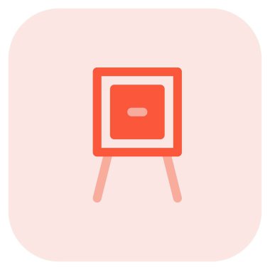 Tek bir kabine standa monte edildi