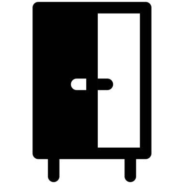 Giysi depolamak için geleneksel metal almirah