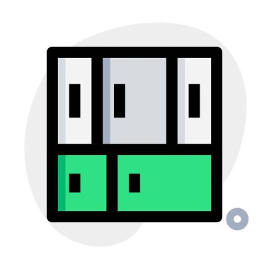 Kişisel alan için geniş gardırop