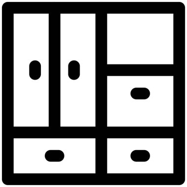 Çeşitli kompartımanların modern stili.