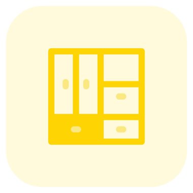 Çeşitli kompartımanların modern stili.