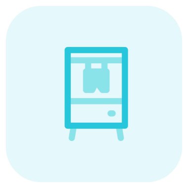 Dolabı olan küçük bir dolap..