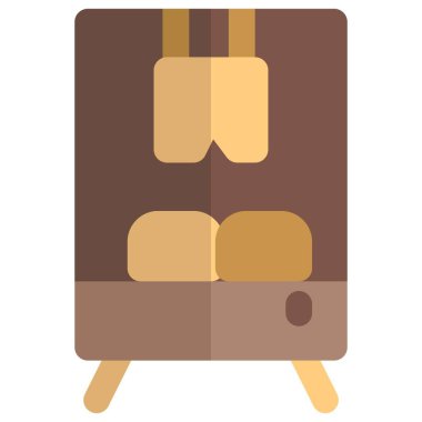 Giysiler dolapta duruyor..