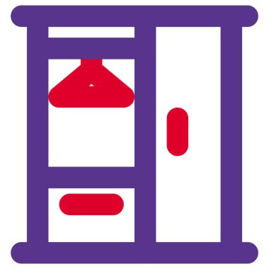 Odaya uygun bir gardırop..