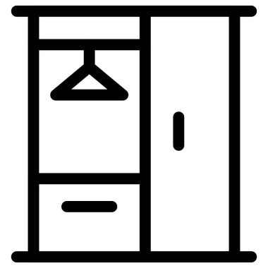 Odaya uygun bir gardırop..