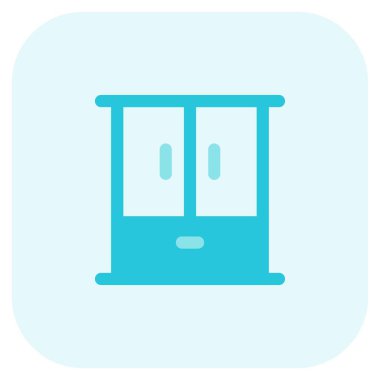 Geniş dolaplı ahşap gardırop..