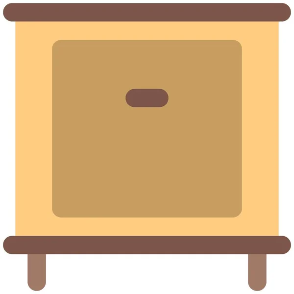 Шкаф Ящик Гостиной — стоковый вектор