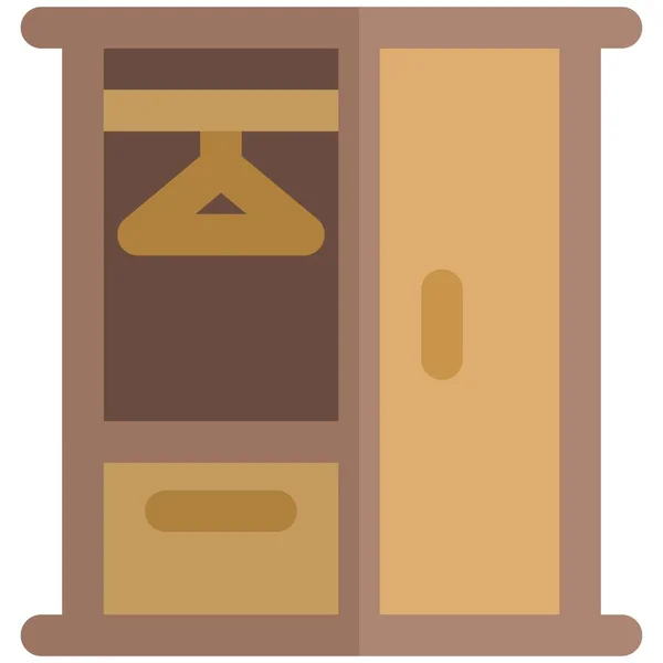 Свободный Шкаф Подходит Комнаты — стоковый вектор