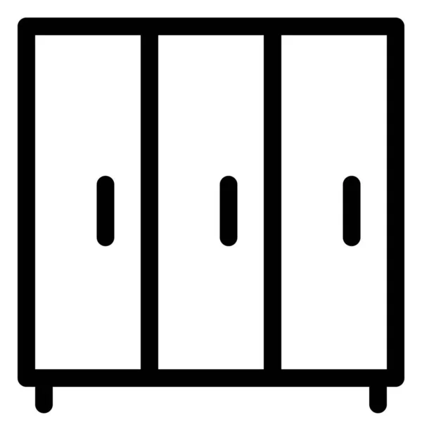 Максимальная Емкость Хранения Встроенным Шкафом — стоковый вектор