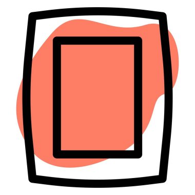 Fotoğraf güvenli bir şekilde ahşap çerçeveye konuldu.