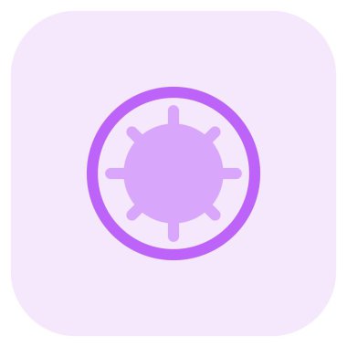 Yuvarlak çerçeve, klasik bir duvar dekoru..