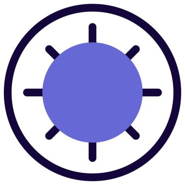 Yuvarlak çerçeve, klasik bir duvar dekoru..