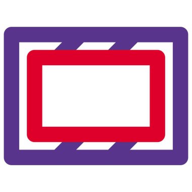 Şık kenarlı cam fotoğraf çerçevesi.