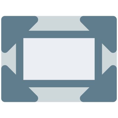 Dekoratif kenarlıklı cam fotoğraf çerçevesi.