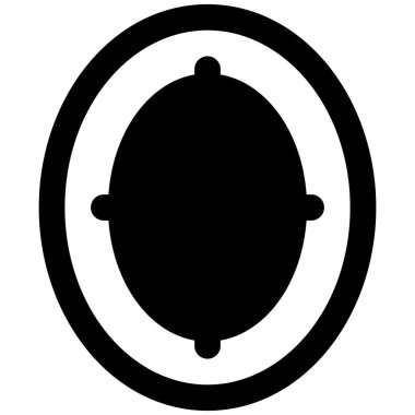 Garip şekilli fotoğraf çerçevesi duvara monte edildi.