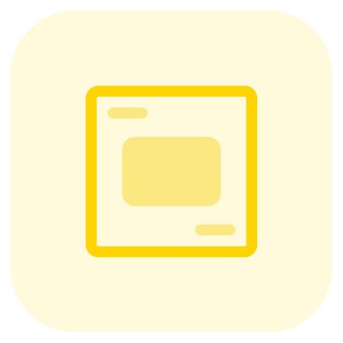 Resim çerçevesi duvar boşluğunu dekore etmek için kullanılır.