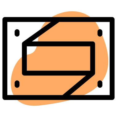 Tasarımcı fotoğraf çerçevesi duvara monte edildi.