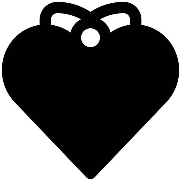 Індивідуальна Висяча Рамка Формі Серця — стоковий вектор