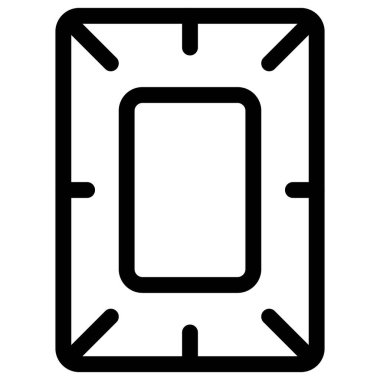 Yaşam alanı için en düşük tasarım resim çerçevesi.