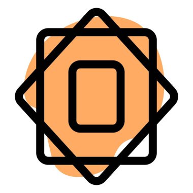 Duvarlar için moda çerçeveli fotoğraf çerçevesi.