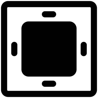 Dekor amacı için duvara monte edilmiş çerçeve.