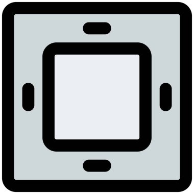 Dekor amacı için duvara monte edilmiş çerçeve.